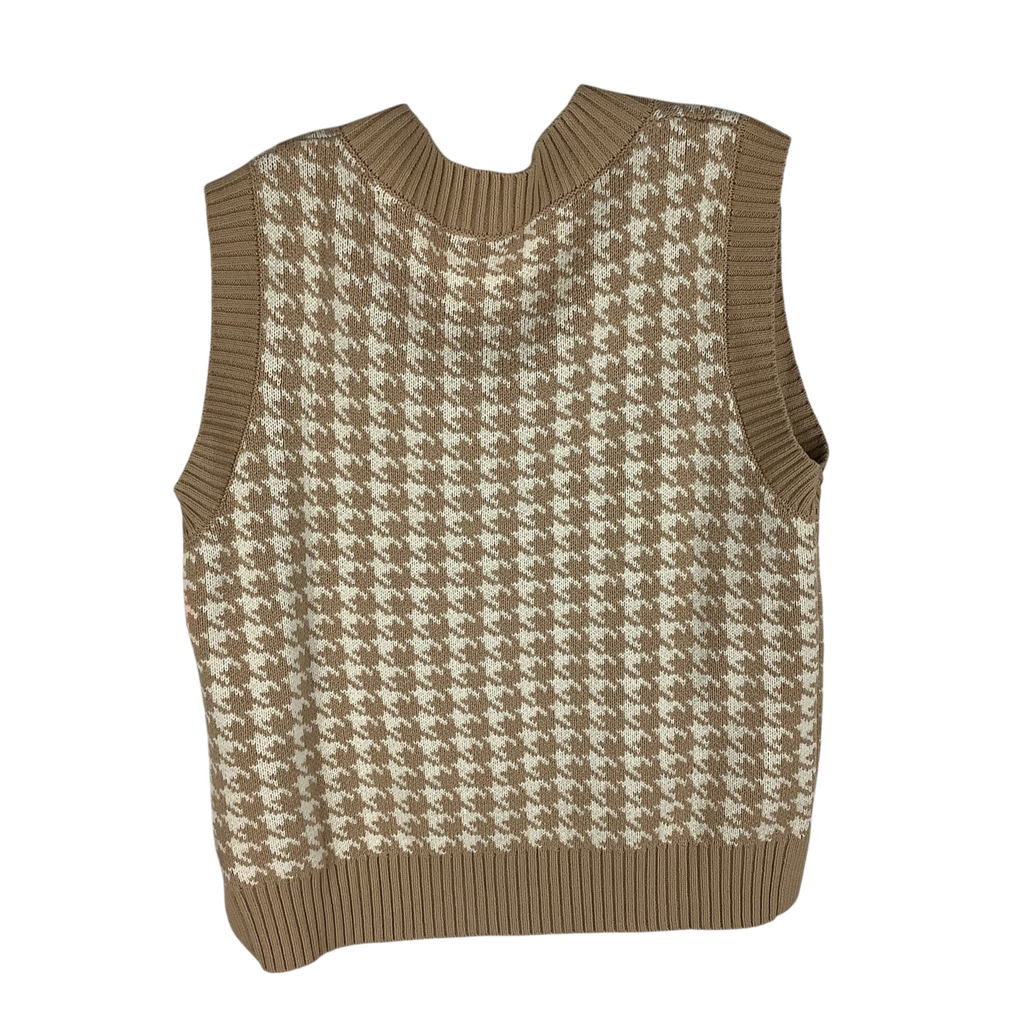 Vest Other By Clothes Mentor In Checkered Pattern, Size: M