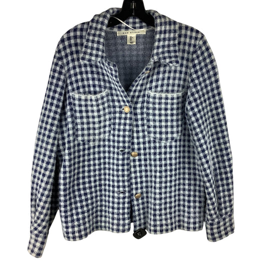 Jacket Other By Max Studio In Checkered Pattern, Size: S