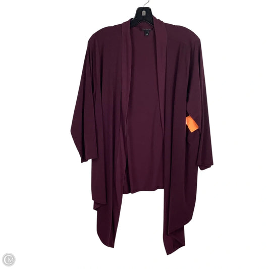 Cardigan By Torrid In Maroon, Size: 2x