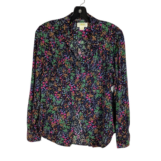 Top Long Sleeve By Maeve In Multi-colored, Size: 8