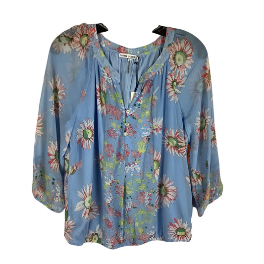 Top Long Sleeve By Figuero & Flower  Size: Xl