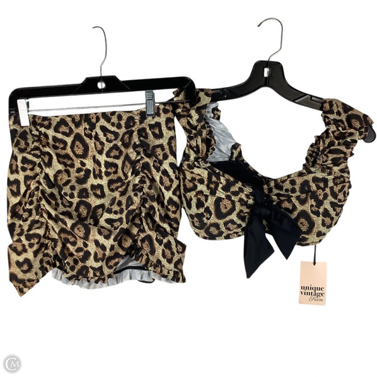 Swimsuit 2pc By Clothes Mentor In Animal Print, Size: S