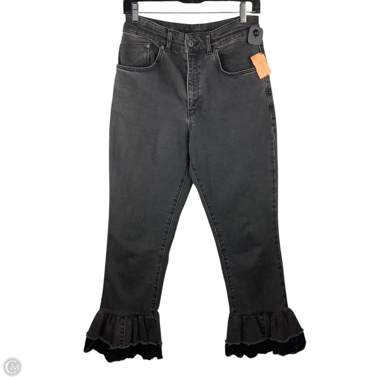 Jeans Flared By Clothes Mentor In Black, Estimated Size: 4