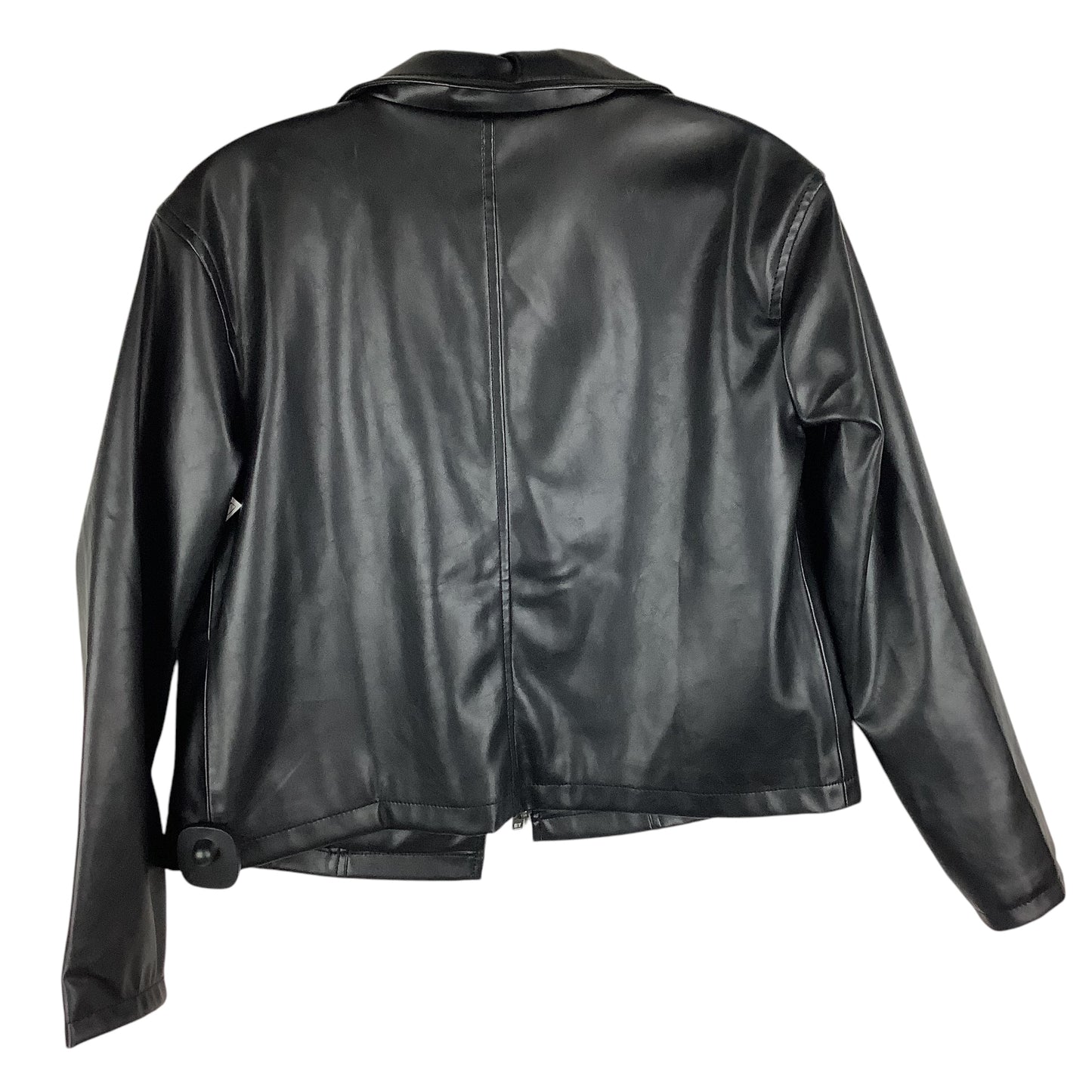 Jacket Leather By Old Navy In Black, Size: Xxl