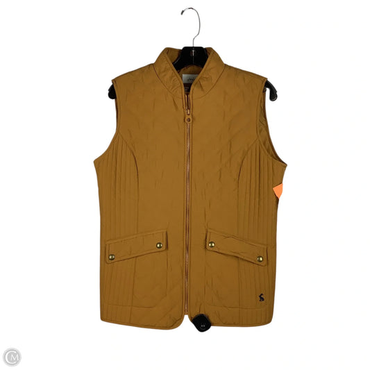 Vest Puffer & Quilted By Joules In Orange, Size: 10
