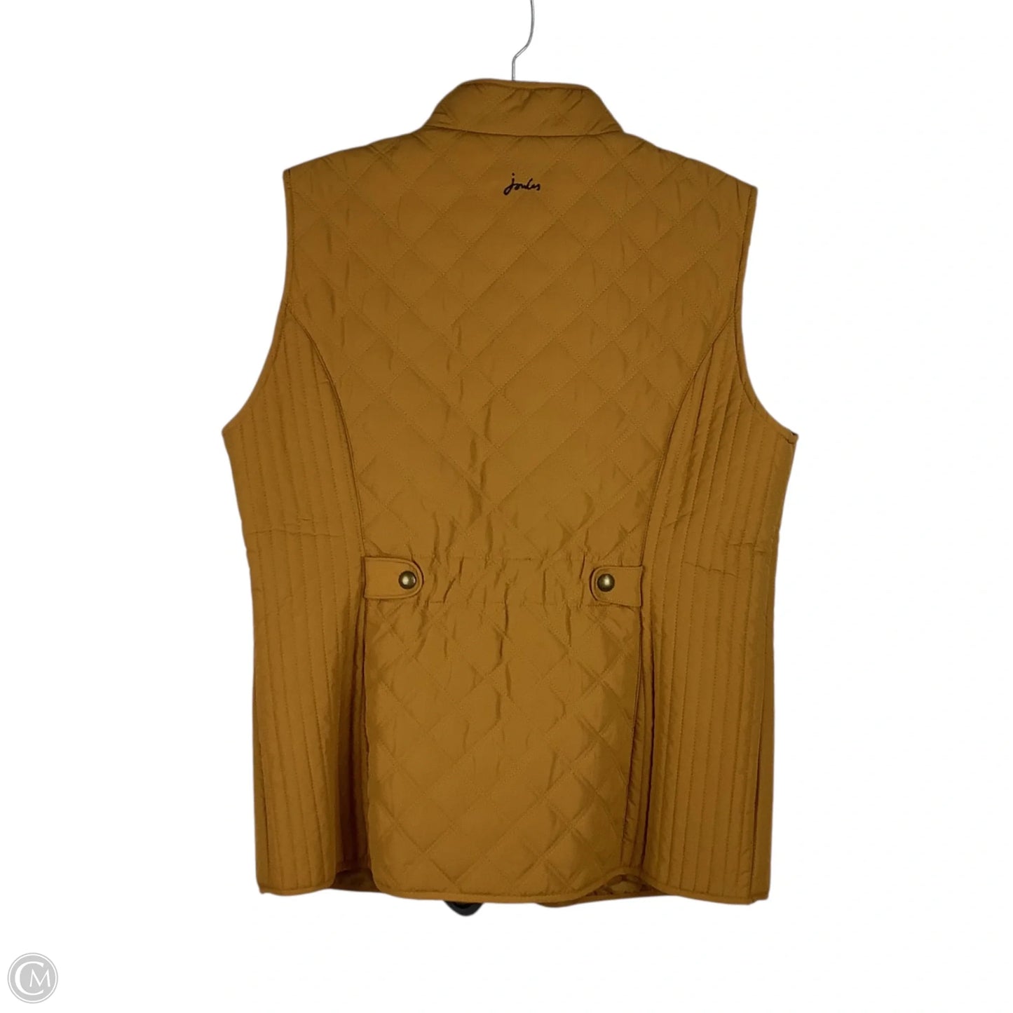 Vest Puffer & Quilted By Joules In Orange, Size: 10