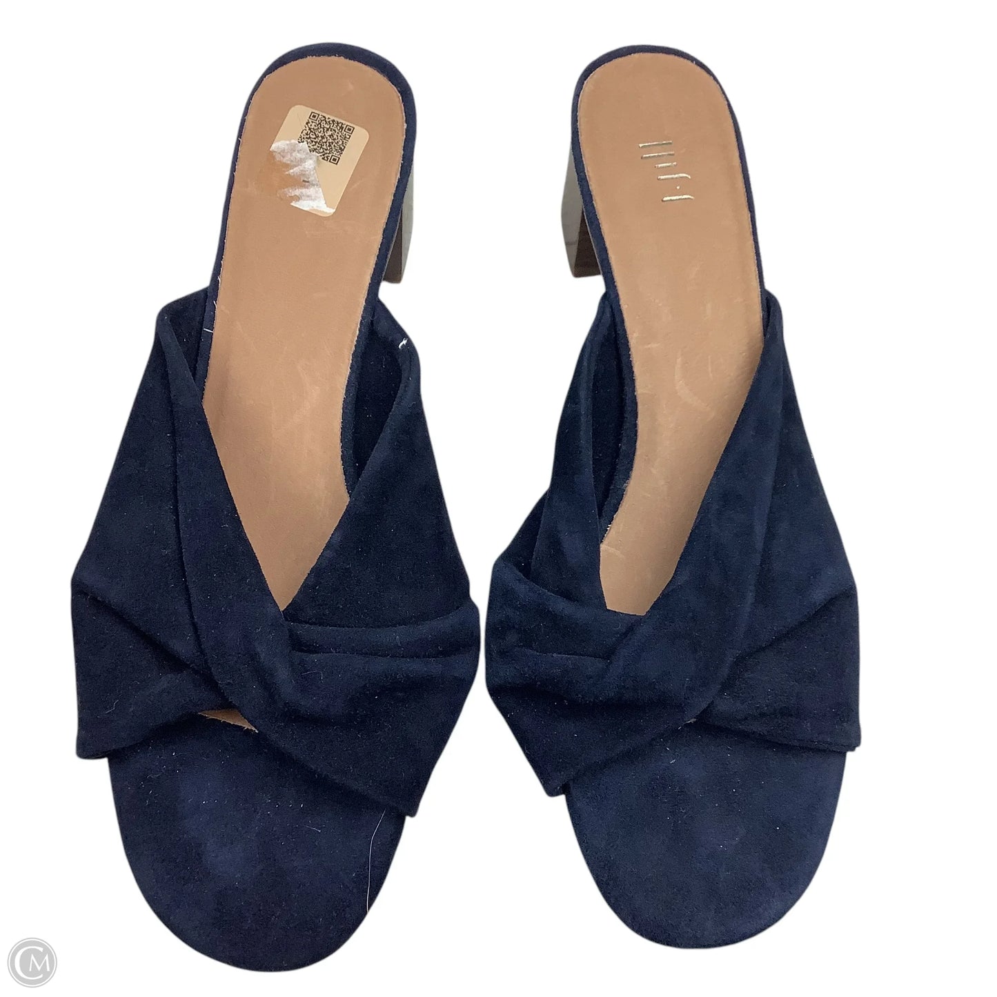 Shoes Heels Kitten By J. Jill In Navy, Size: 9