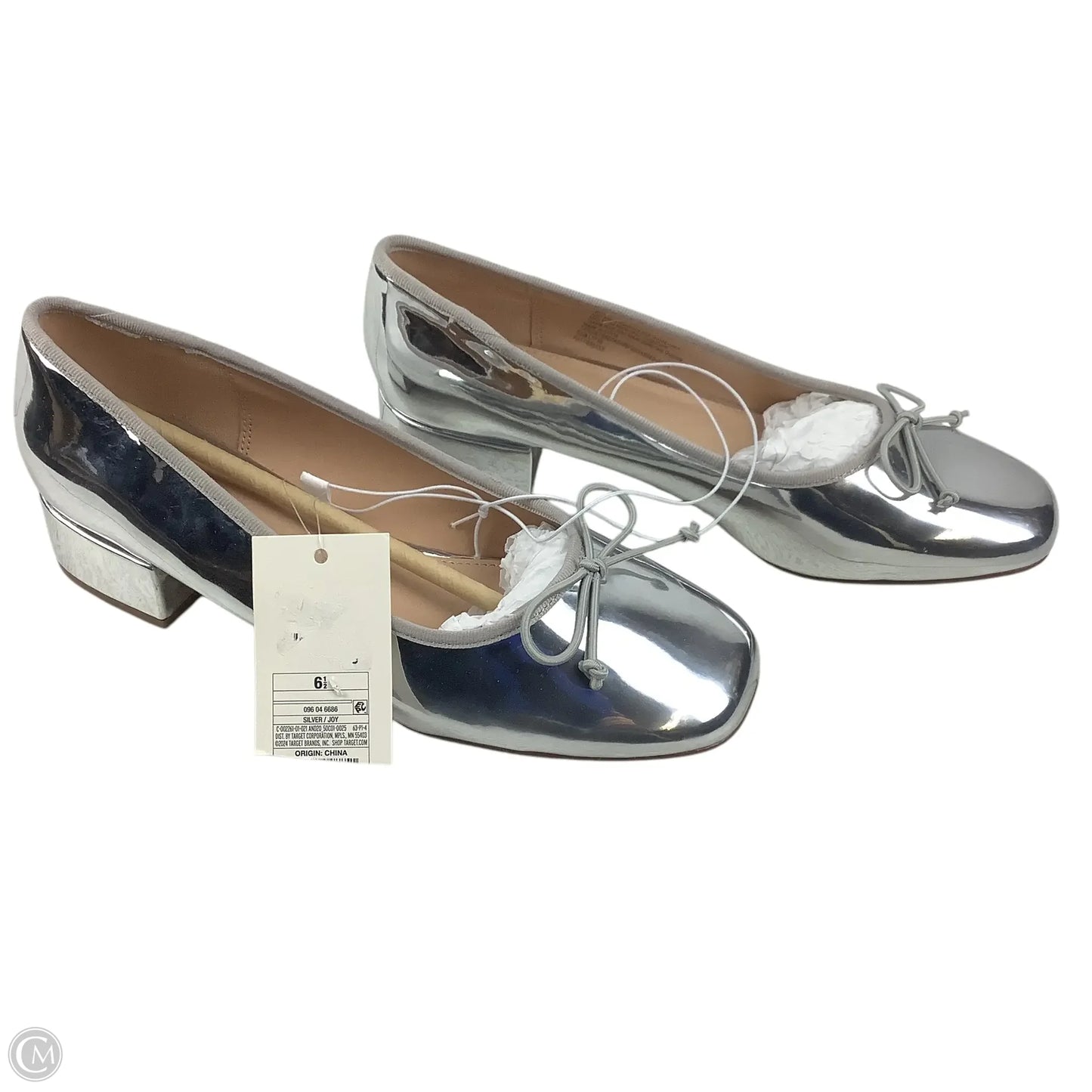 Shoes Flats By A New Day In Silver, Size: 6.5