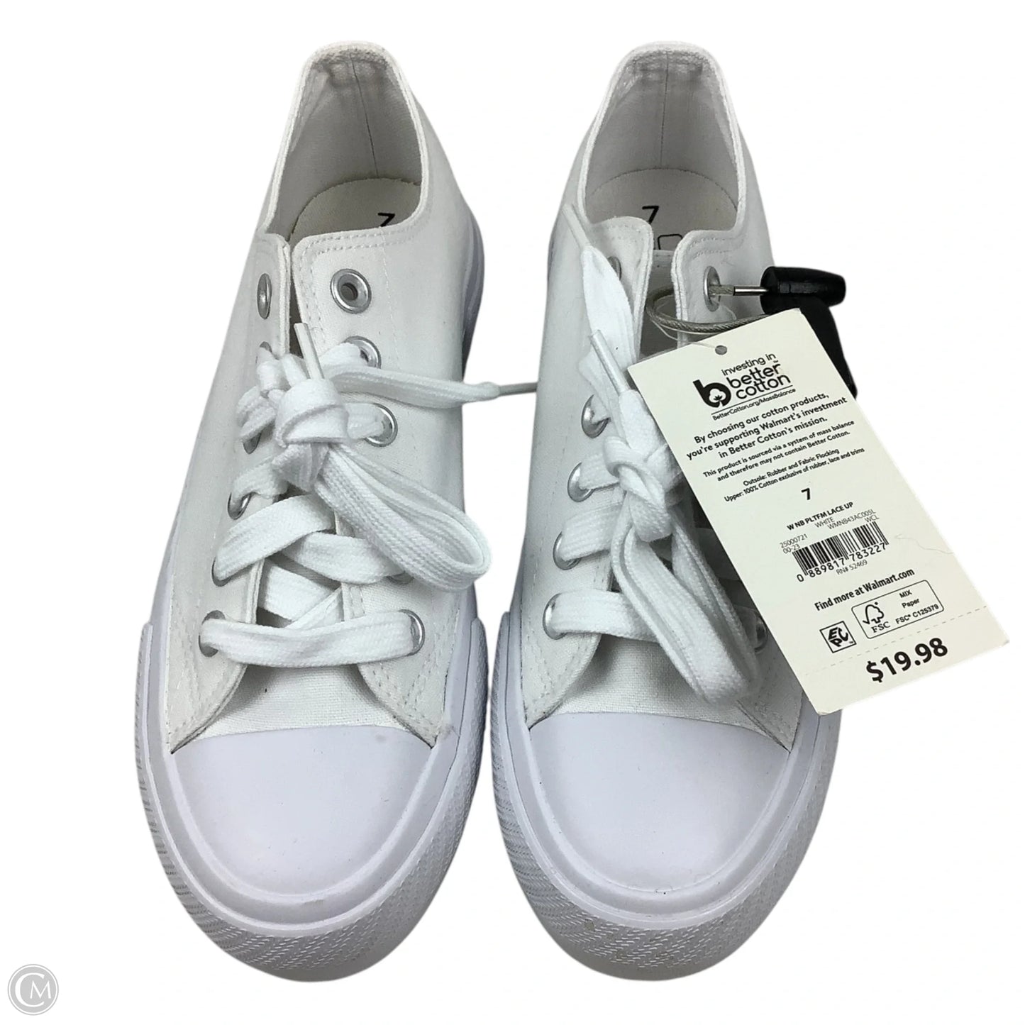 Shoes Sneakers By No Boundaries In White, Size: 7