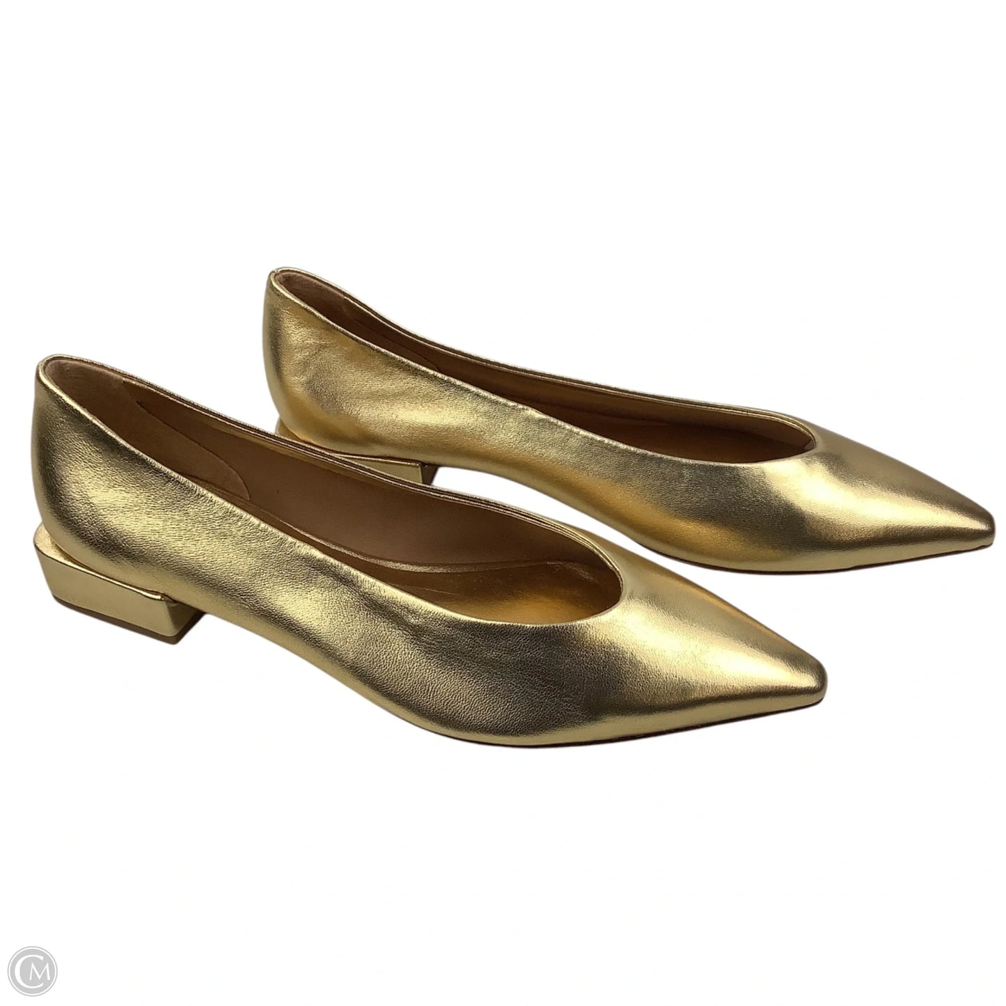 Shoes Designer By Antonio Melani In Gold, Size: 6