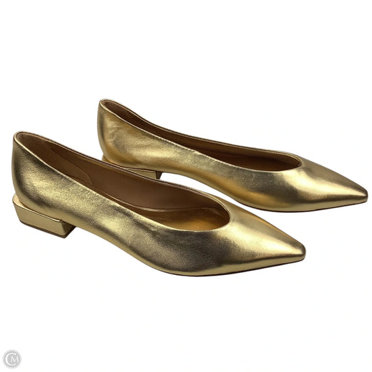 Shoes Designer By Antonio Melani In Gold, Size: 6