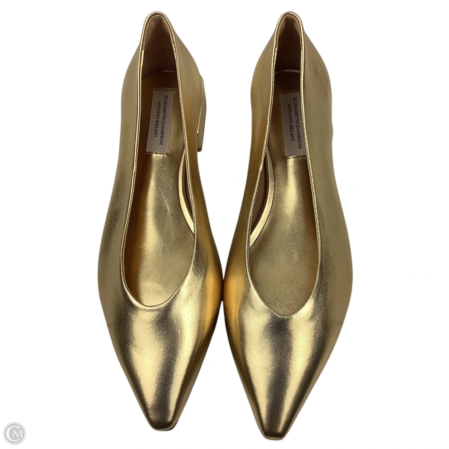 Shoes Designer By Antonio Melani In Gold, Size: 6