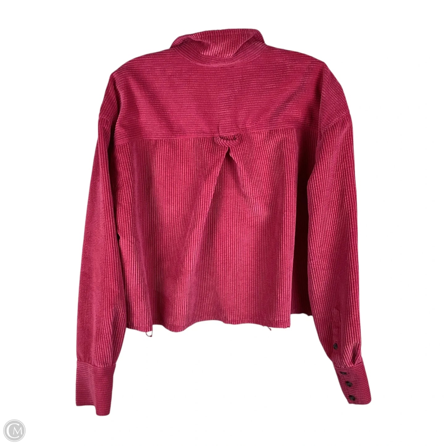 Top Long Sleeve By Bdg In Pink, Size: L