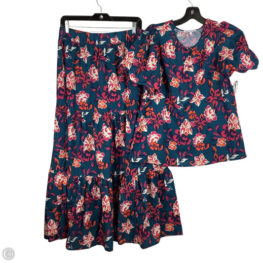 Skirt Set 2pc By Southern Tide In Floral Print, Size: S