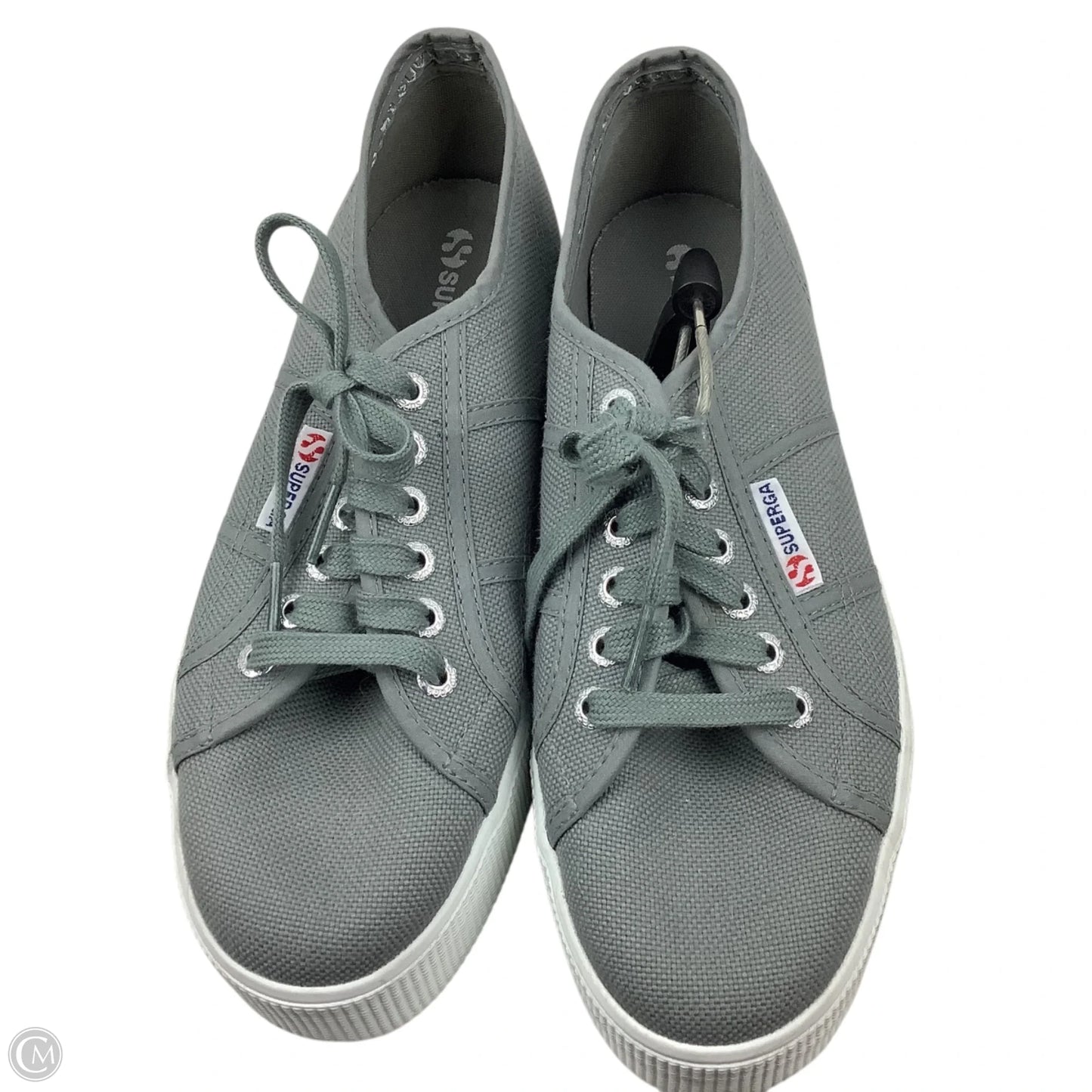 Shoes Sneakers By Superga In Grey, Size: 8