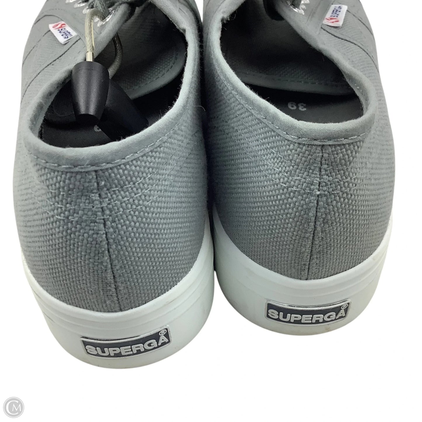 Shoes Sneakers By Superga In Grey, Size: 8