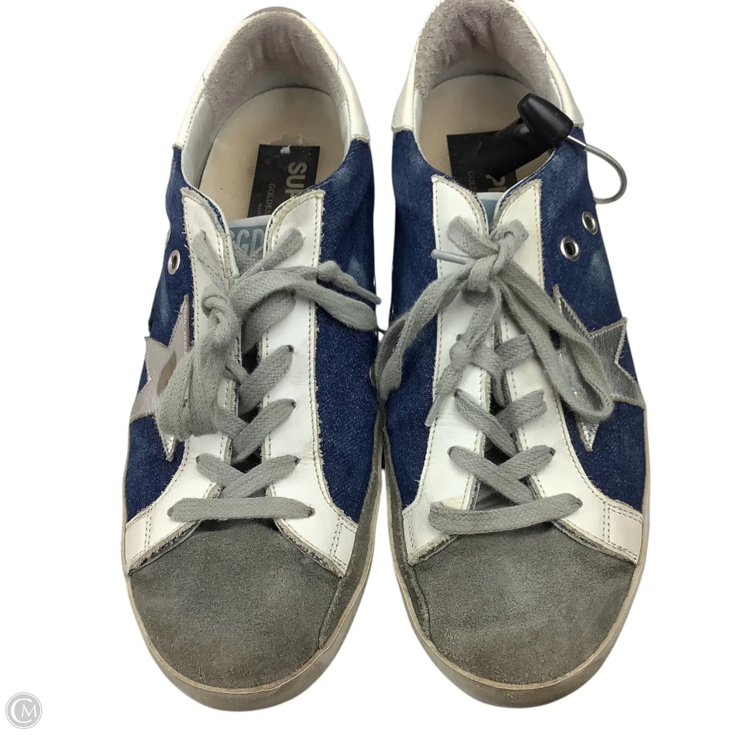 Shoes Luxury Designer By Golden Goose In Blue, Size: 8.5/39