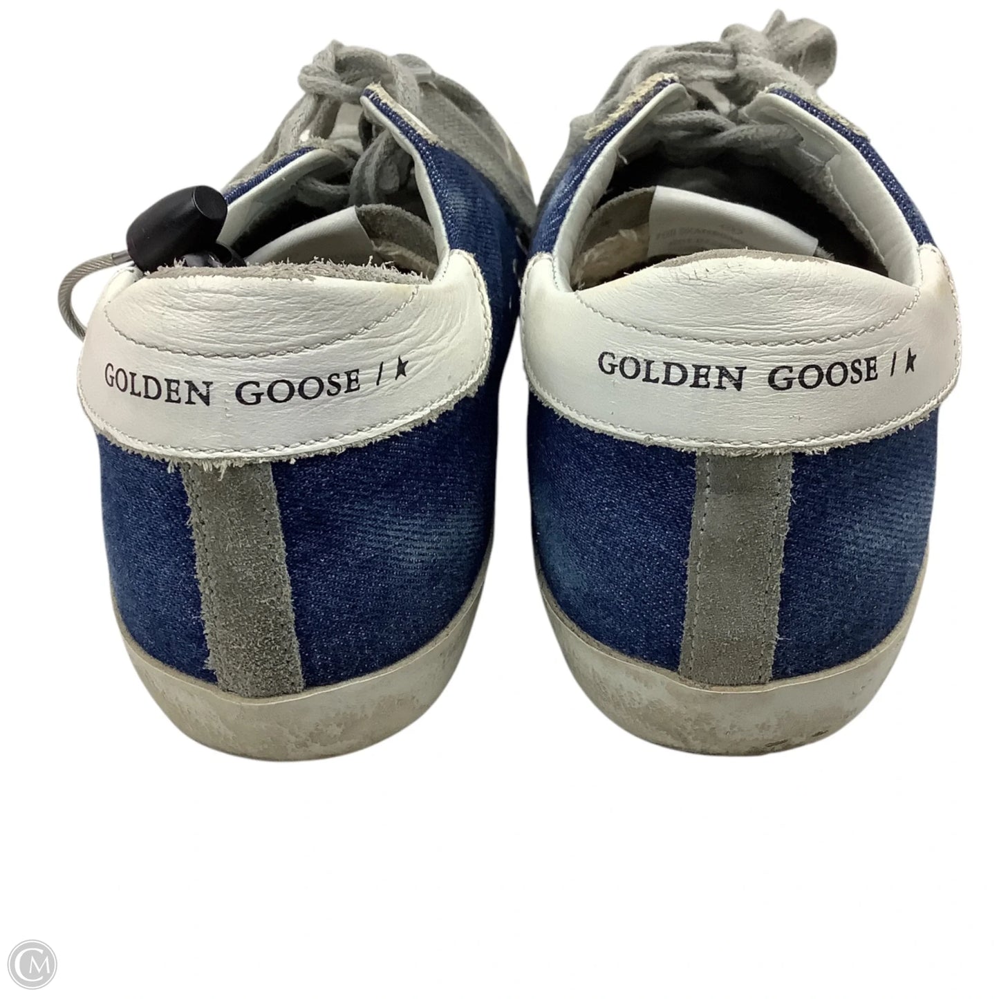 Shoes Luxury Designer By Golden Goose In Blue, Size: 8.5/39