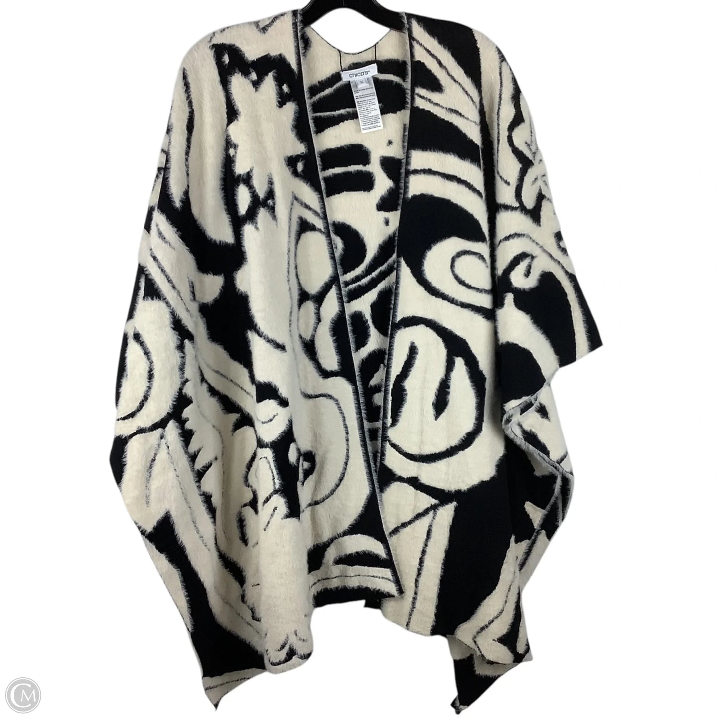 Shawl By Chicos In Zebra Print, Size: L