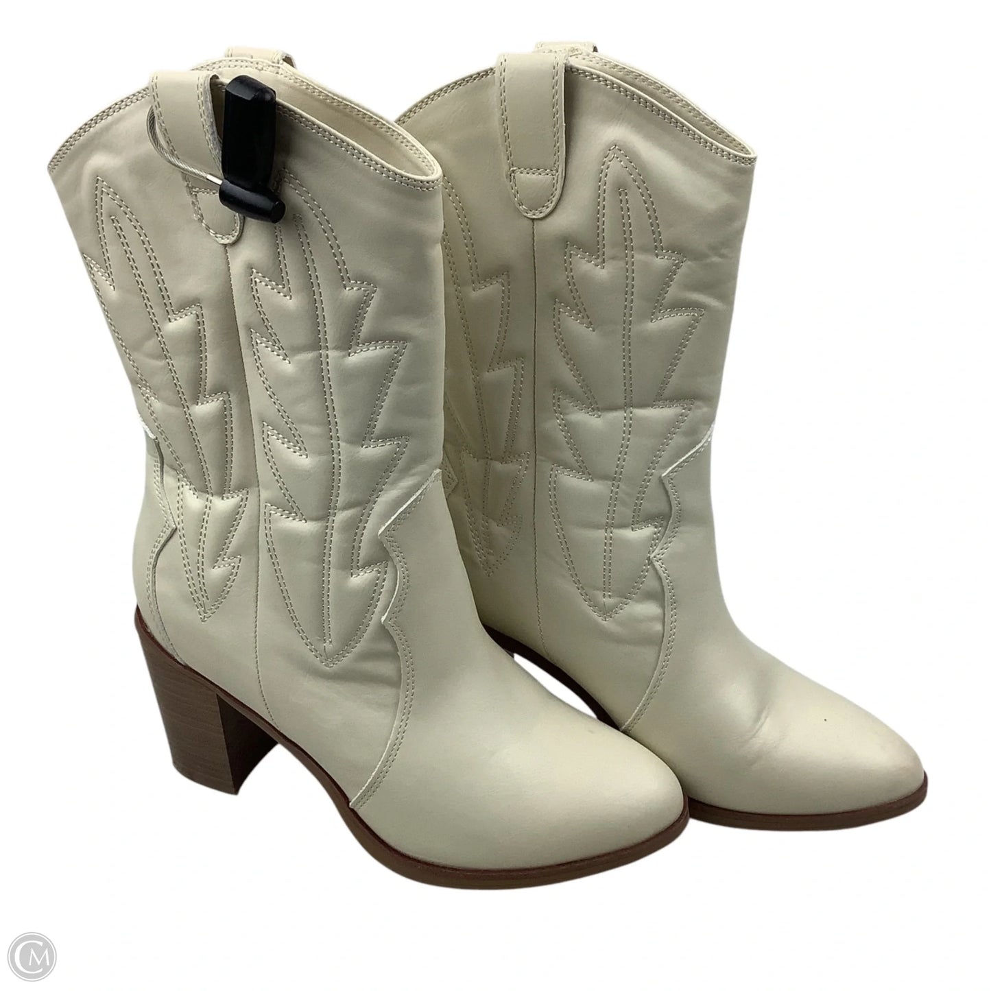 Boots Western By Mia In White, Size: 8