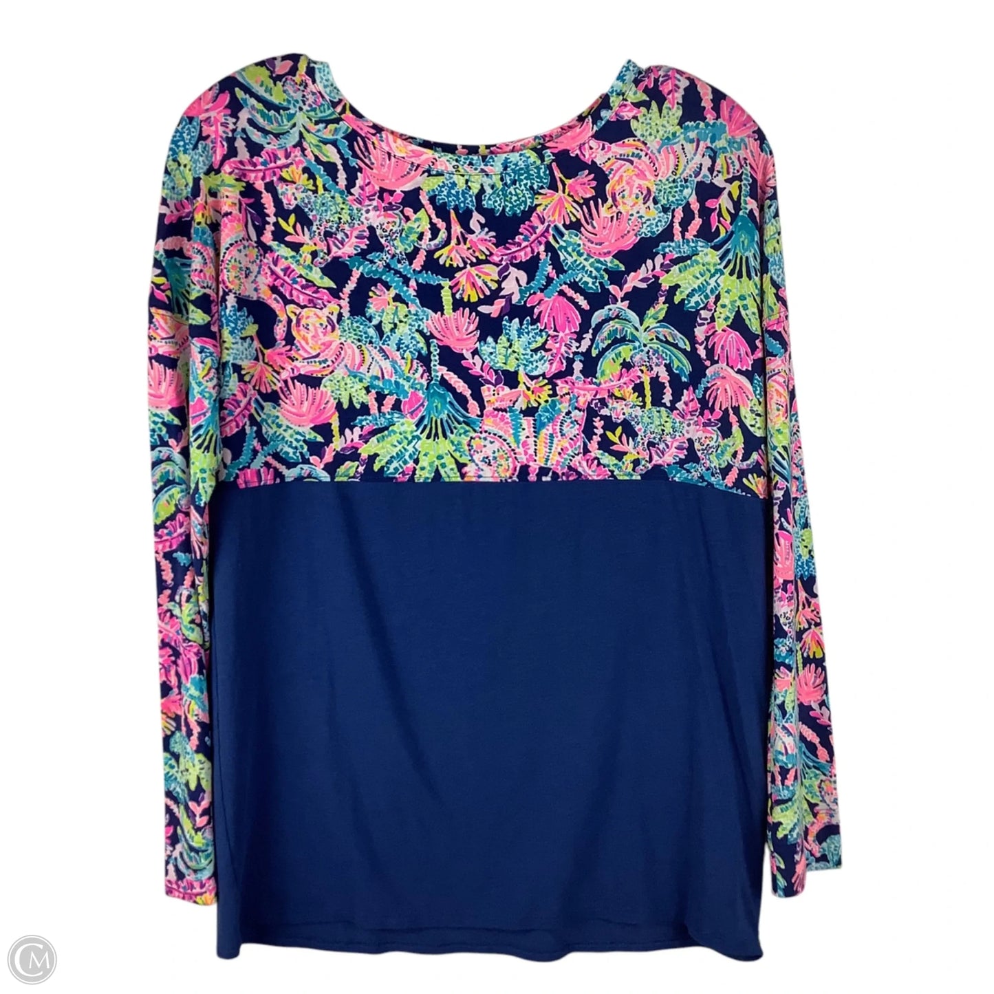 Top Long Sleeve Designer By Lilly Pulitzer In Multi-colored, Size: Xs