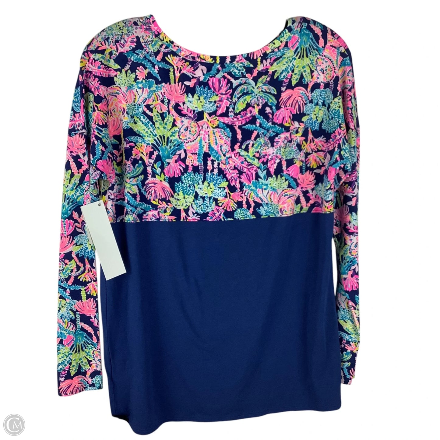 Top Long Sleeve Designer By Lilly Pulitzer In Multi-colored, Size: Xs