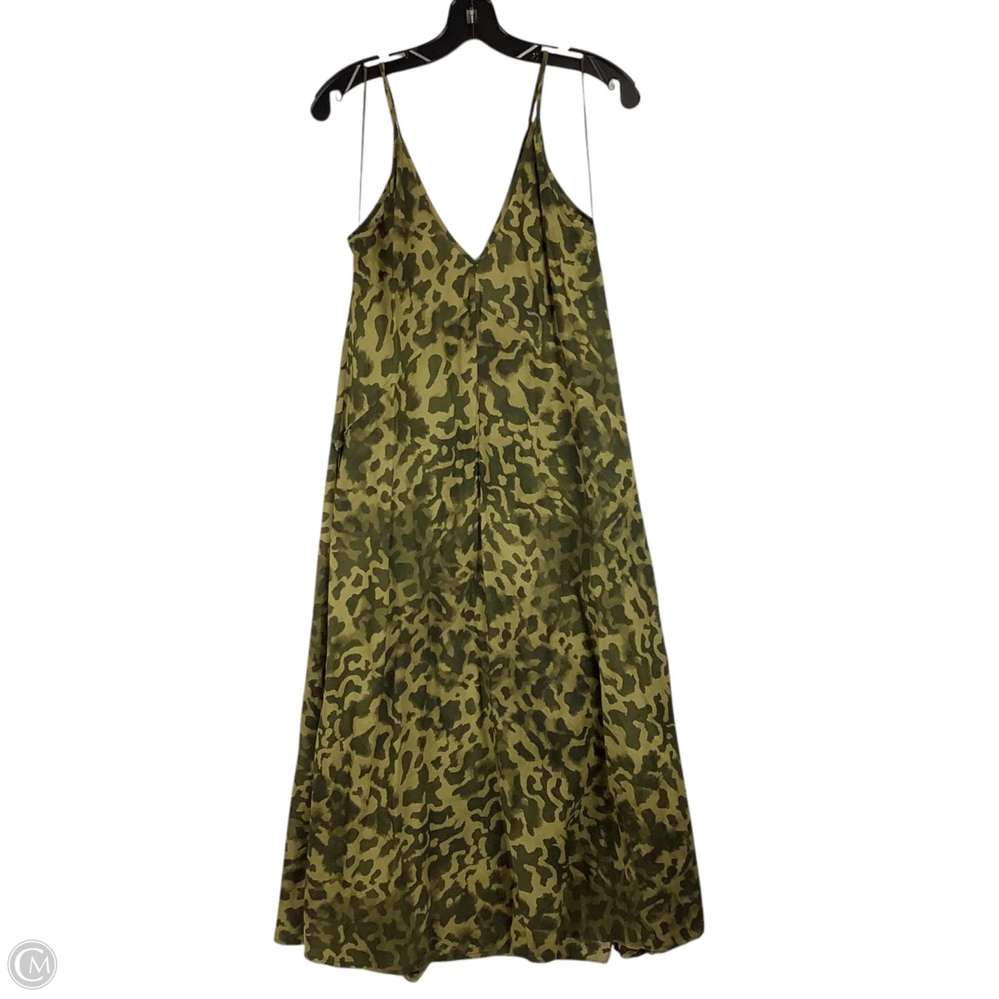 Dress Casual Maxi By Zara In Camouflage Print, Size: Xs