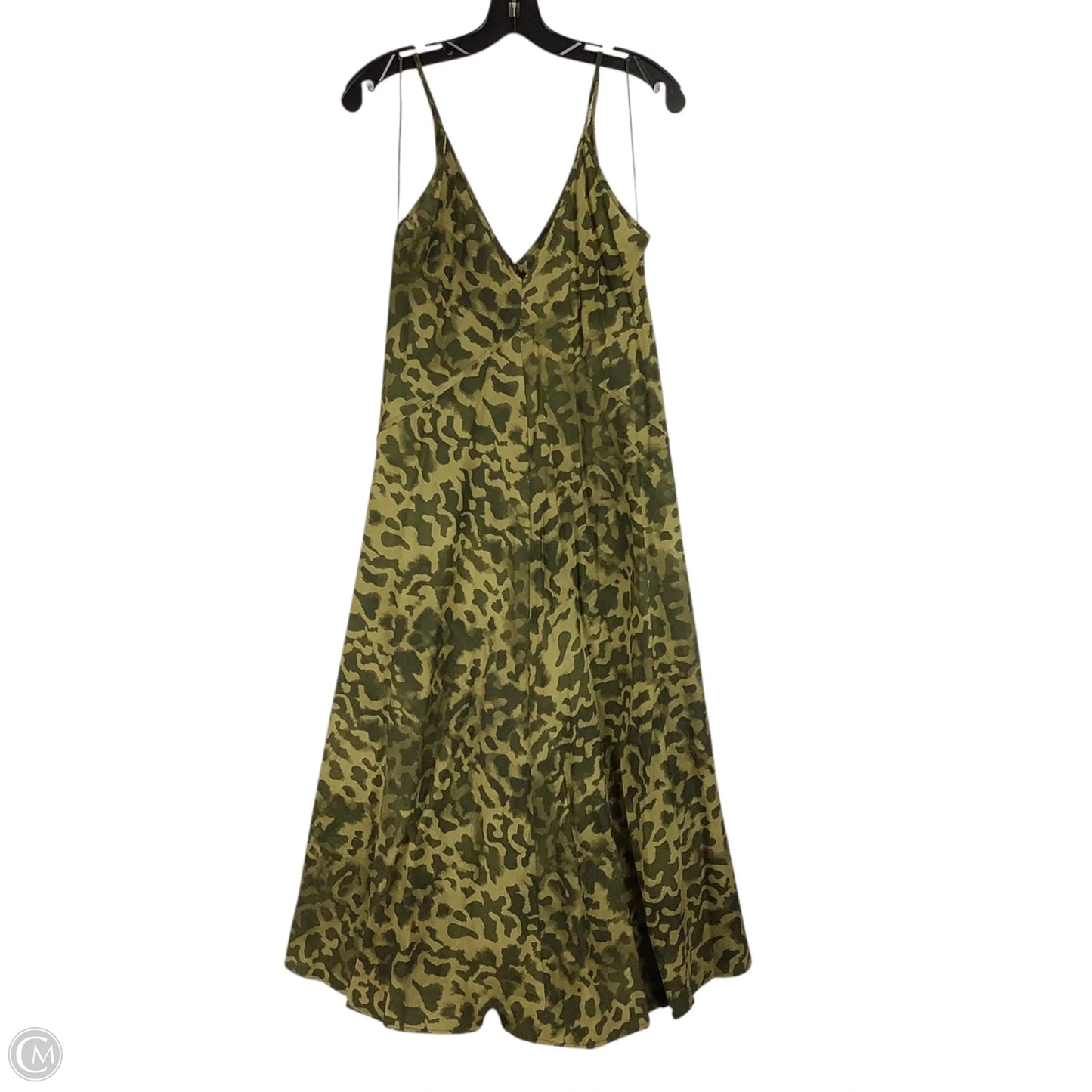 Dress Casual Maxi By Zara In Camouflage Print, Size: Xs