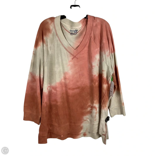 Sweater By Terra & Sky In Pink, Size: 2x