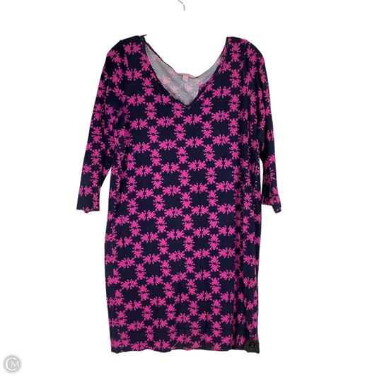 Dress Designer By Lilly Pulitzer In Navy, Size: L