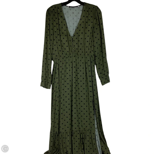 Dress Casual Maxi By Zara In Polkadot Pattern, Size: S