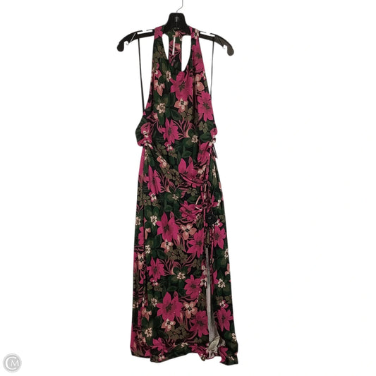 Dress Casual Maxi By Free People In Floral Print, Size: L