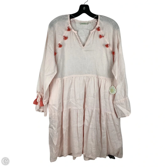 Dress Casual Short By Spartina In Pink, Size: L