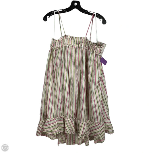 Dress Casual Midi By Anthropologie In Striped Pattern, Size: L