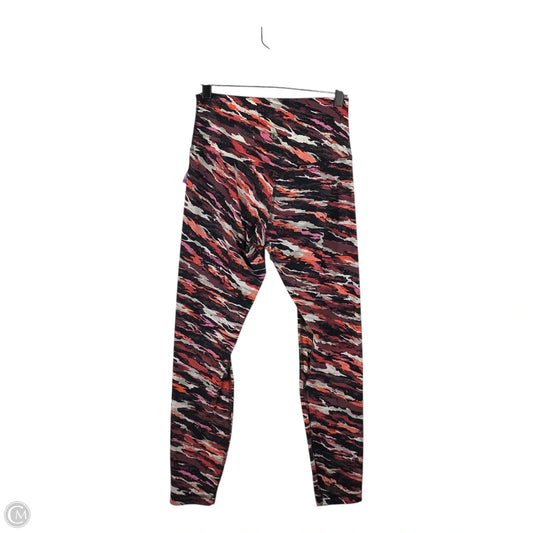 Athletic Leggings By Lululemon In Red, Size: S