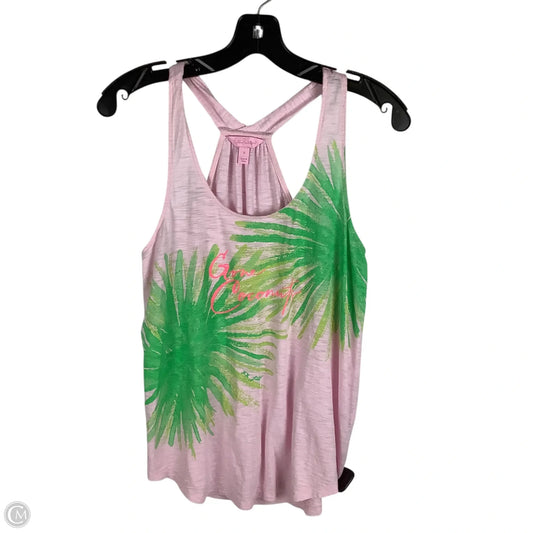 Top Sleeveless Designer By Lilly Pulitzer In Pink, Size: S