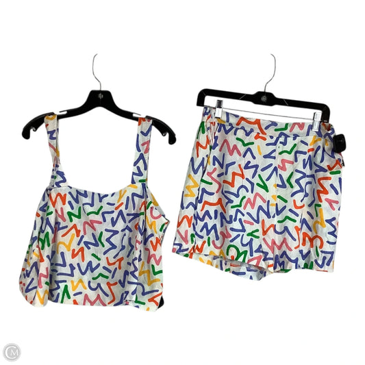 Shorts Set By Clothes Mentor In Multi-colored, Size: L