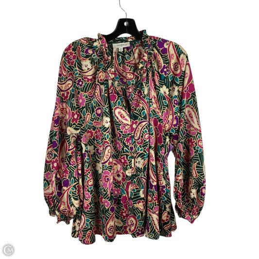 Top Long Sleeve By Umgee In Green, Size: Xl