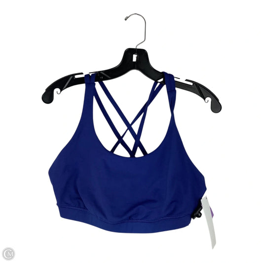 Athletic Bra By Lululemon In Blue, Size: 12
