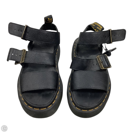 Sandals Flats By Dr Martens In Black, Size: 5