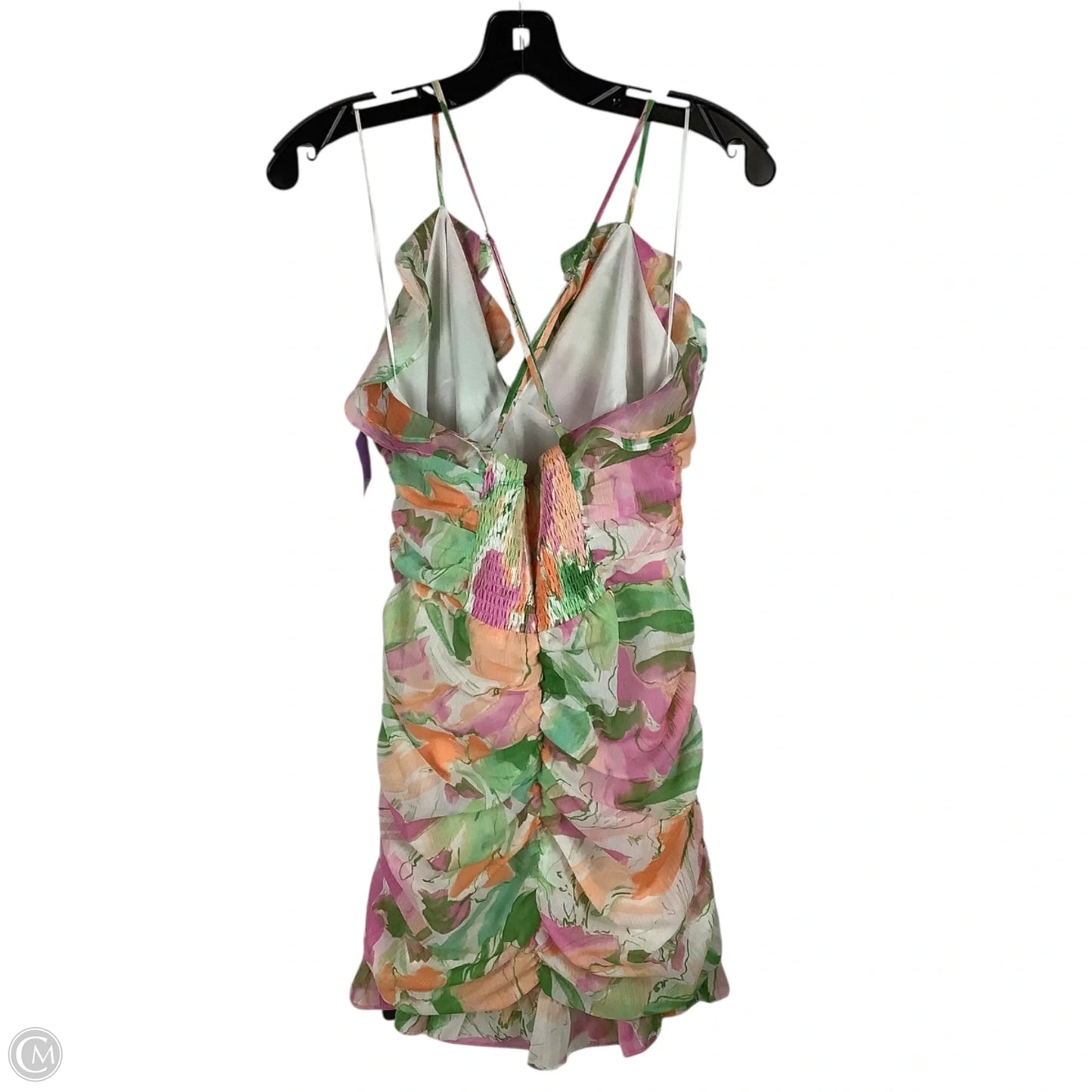 Dress Casual Midi By Cmc In Multi-colored, Size: M
