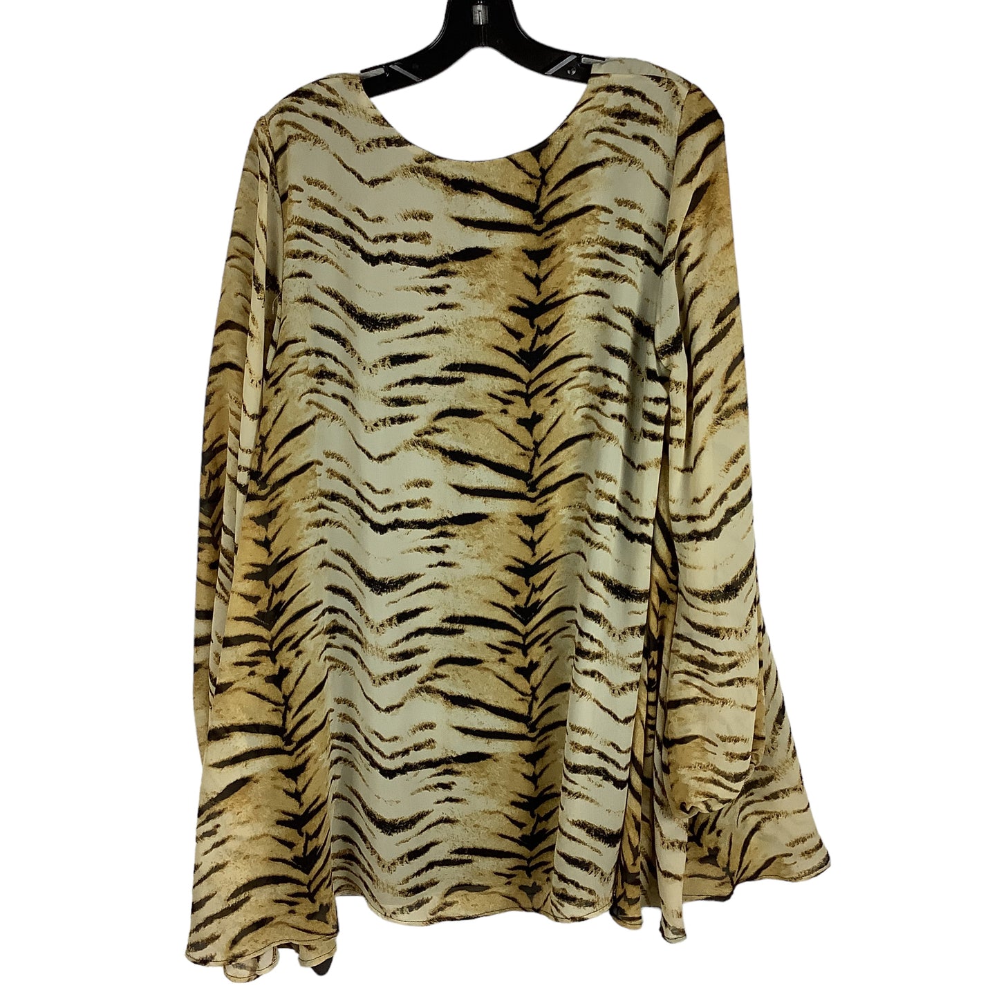 Top Long Sleeve/tunic/dress By Show Me Your Mumu In Animal Print, Size: L