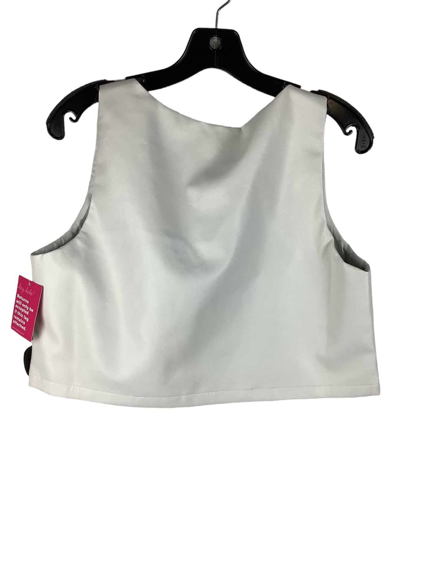 Top Sleeveless By Buddy Love In White, Size: S