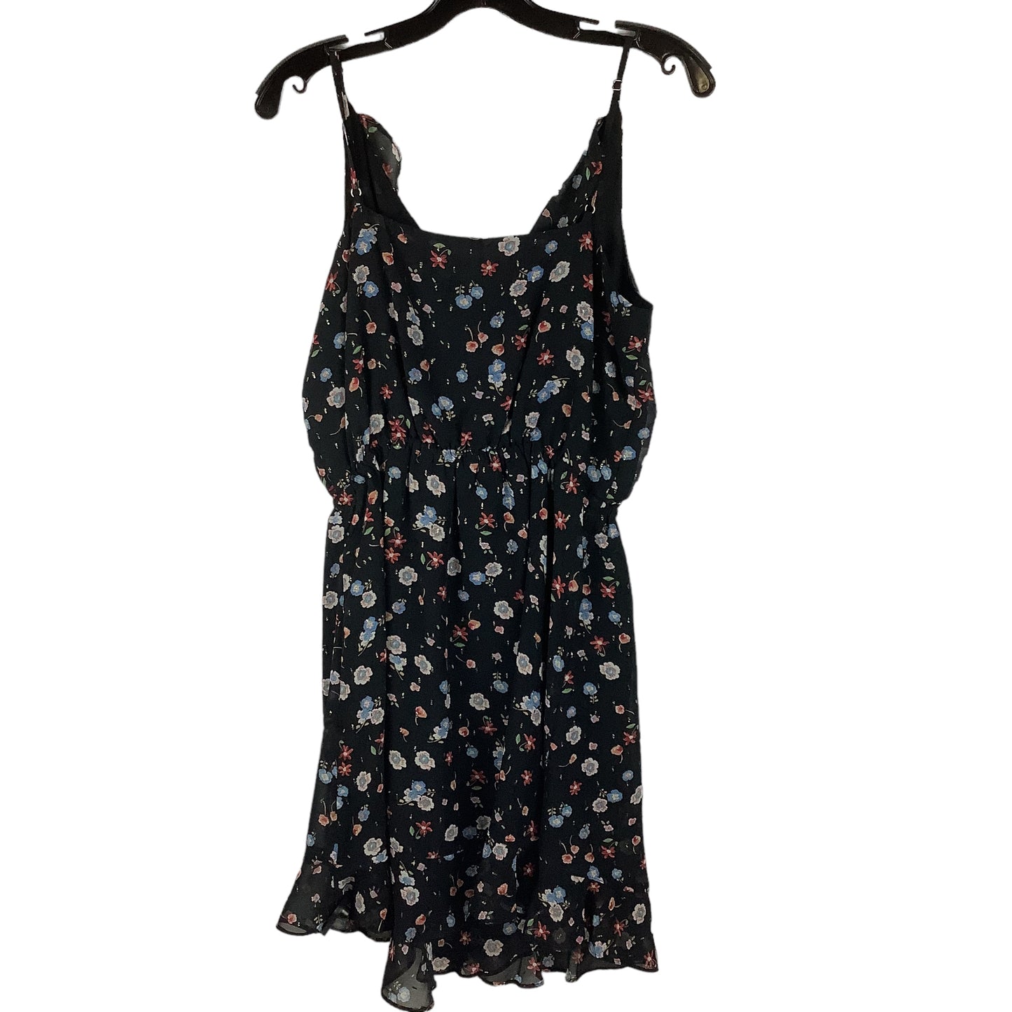 Floral Print Dress Casual Midi Joy Joy, Size M