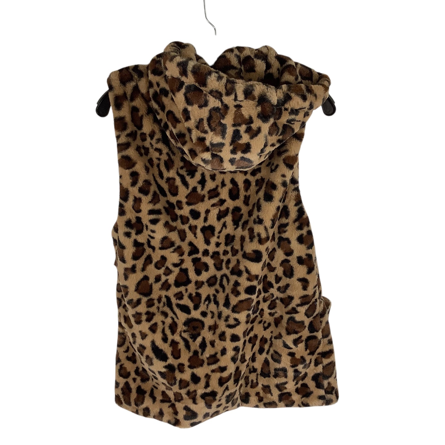 Vest Faux Fur & Sherpa By Love Tree In Animal Print, Size: S