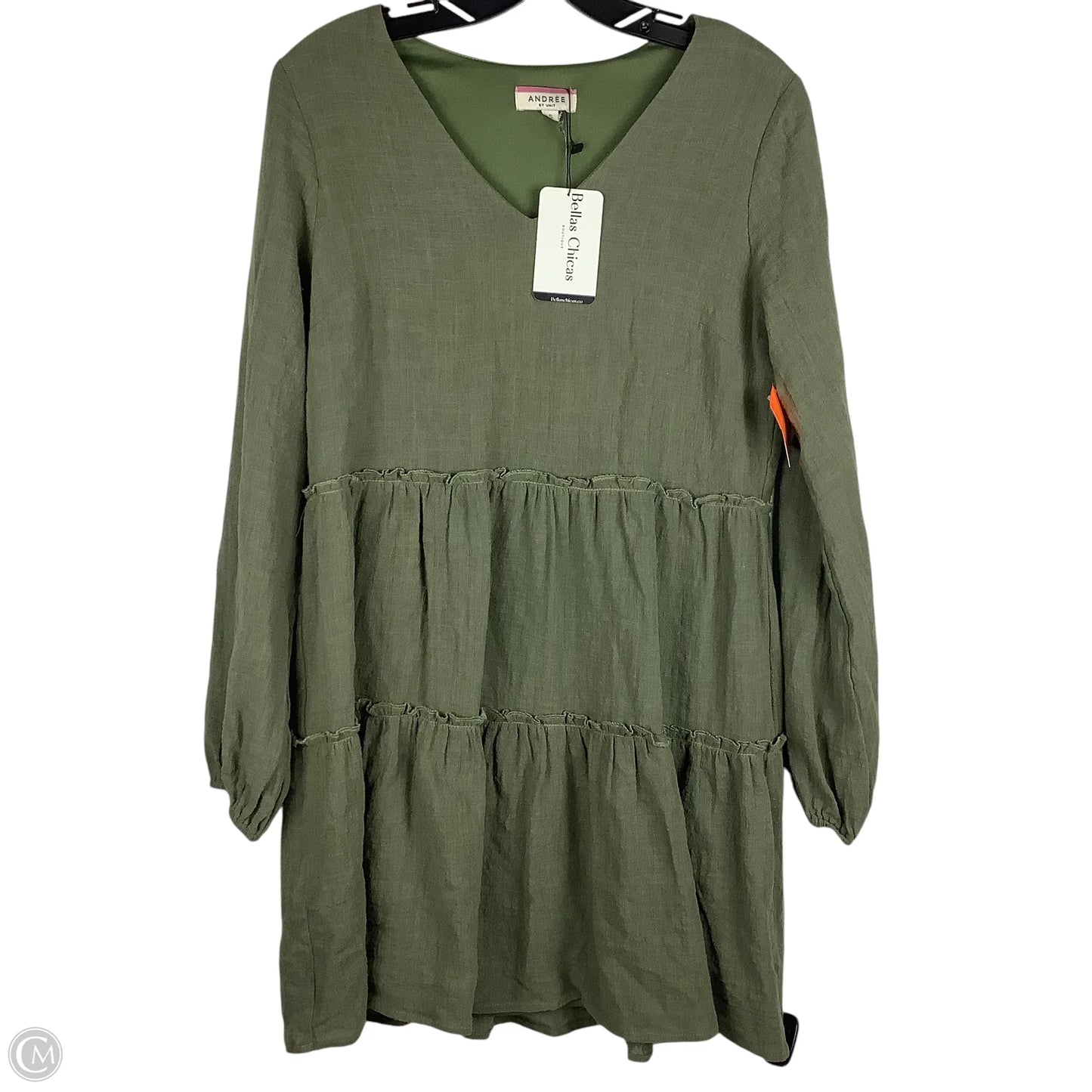 Dress Casual Midi By Clothes Mentor In Green, Size: S