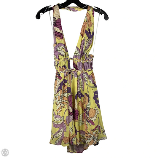 Dress Casual Midi By Clothes Mentor In Yellow, Size: S