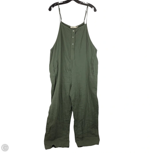 Jumpsuit By Clothes Mentor In Green, Size: M