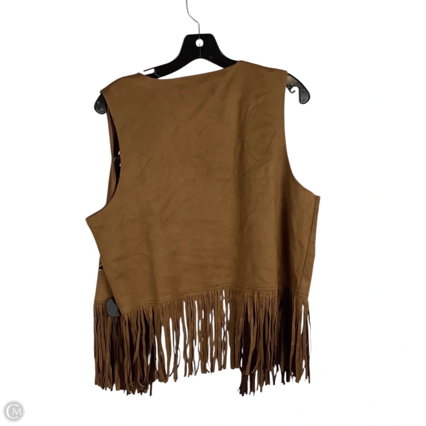 Vest Other By Clothes Mentor In Brown, Size: Est. M