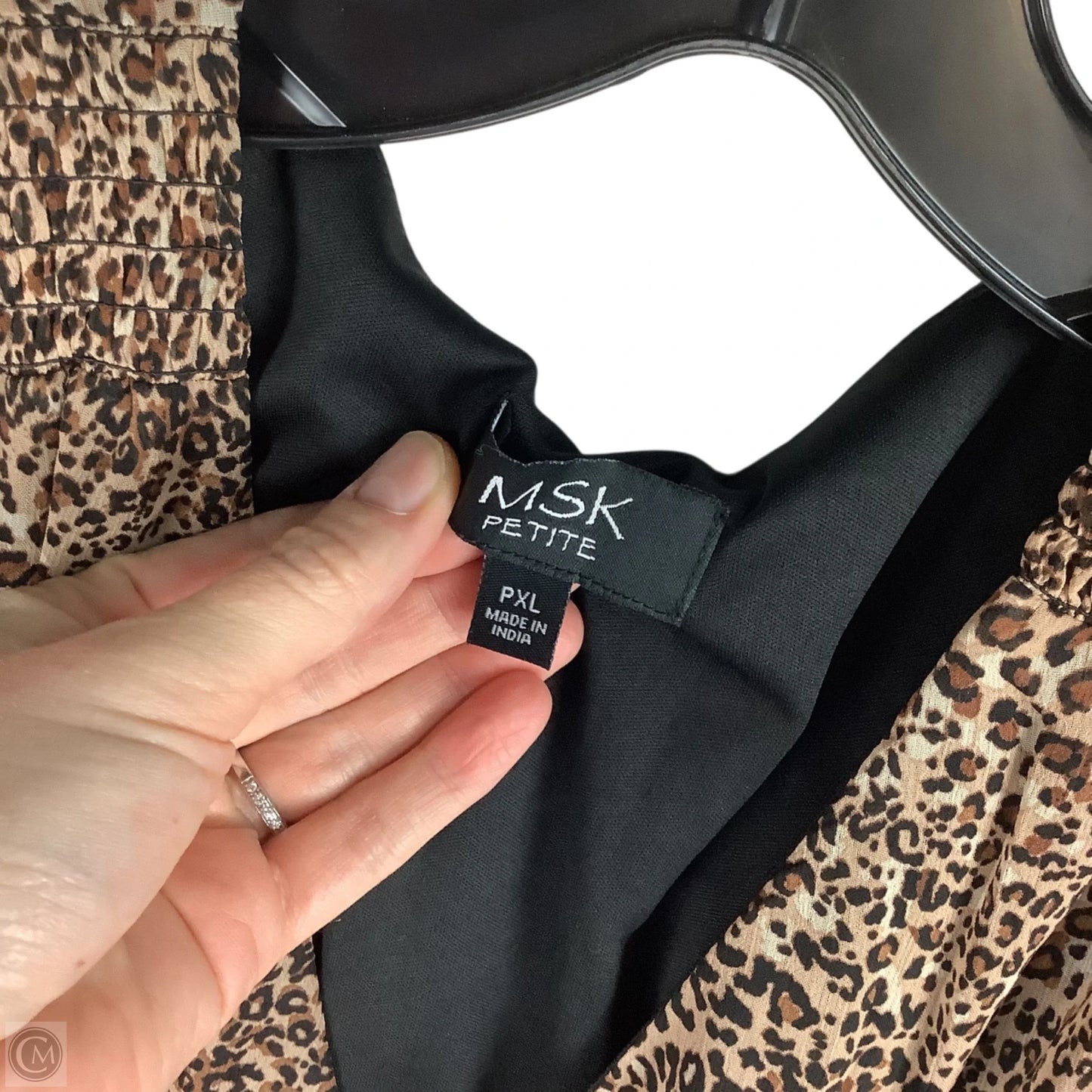 Dress Casual Midi By Msk In Animal Print, Size: Xlp